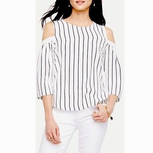 Ann Taylor Cold Shoulder Blouse